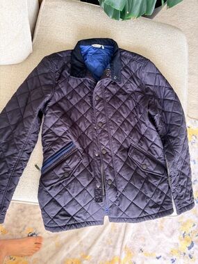 Barbour Men's Quilted Jacket - Navy